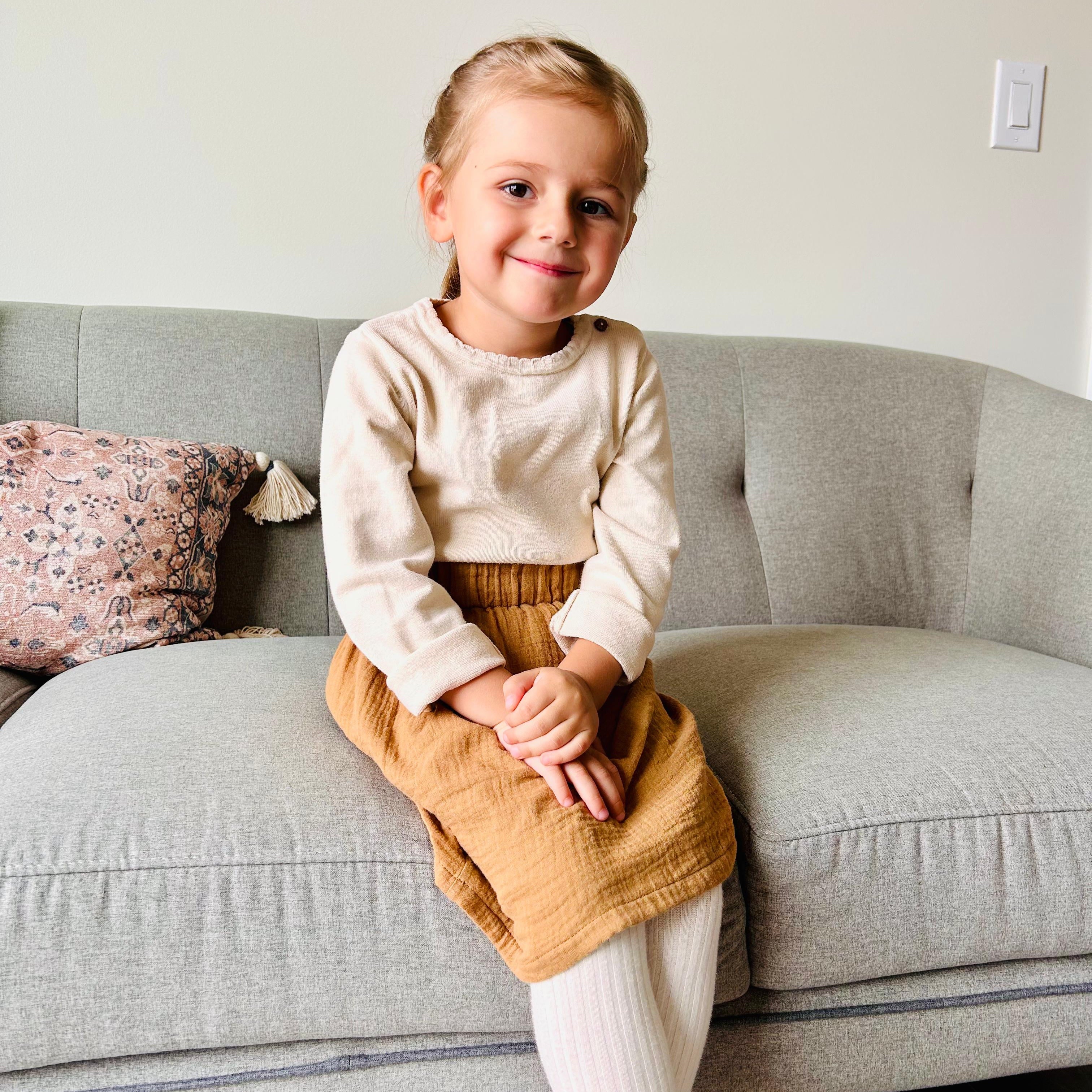 Soft Muslin Skirts for Girls - Comfortable Everyday Wear