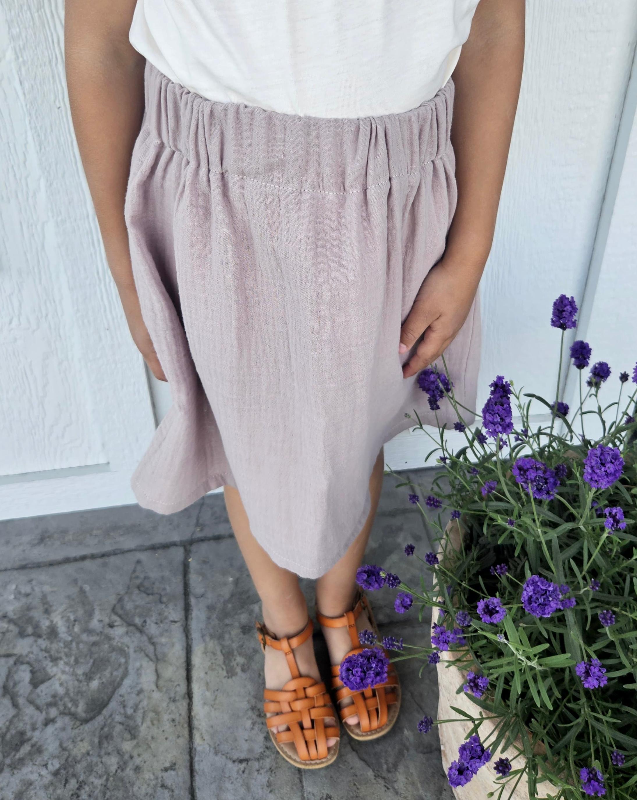 Soft Muslin Skirts for Girls - Comfortable Everyday Wear