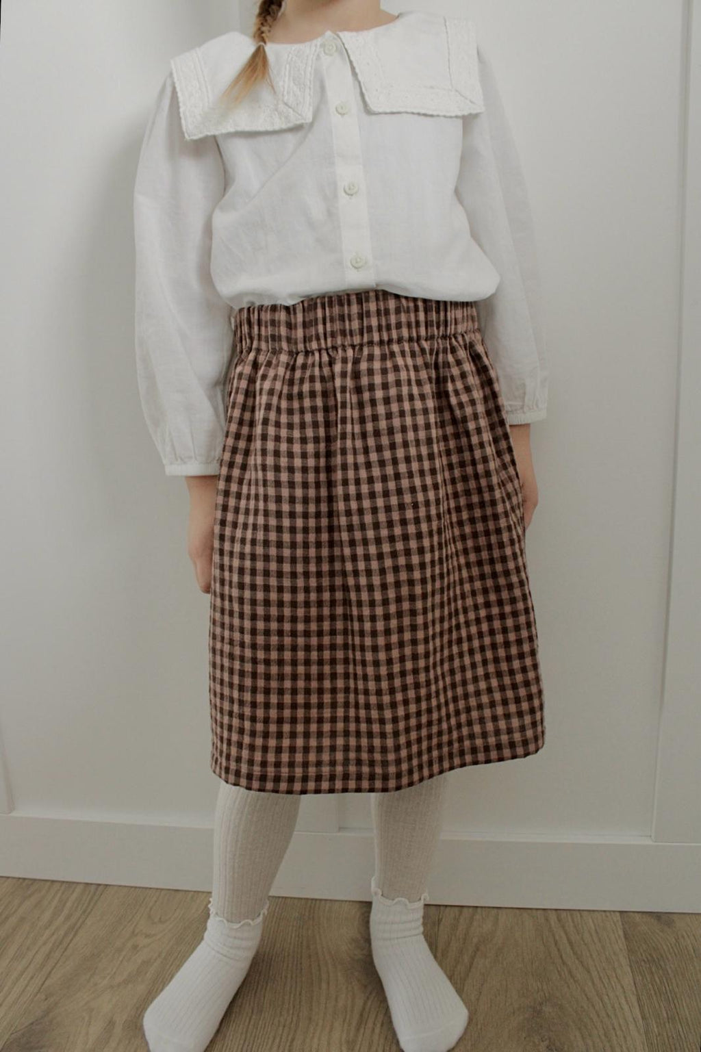 Gingham Muslin Skirts